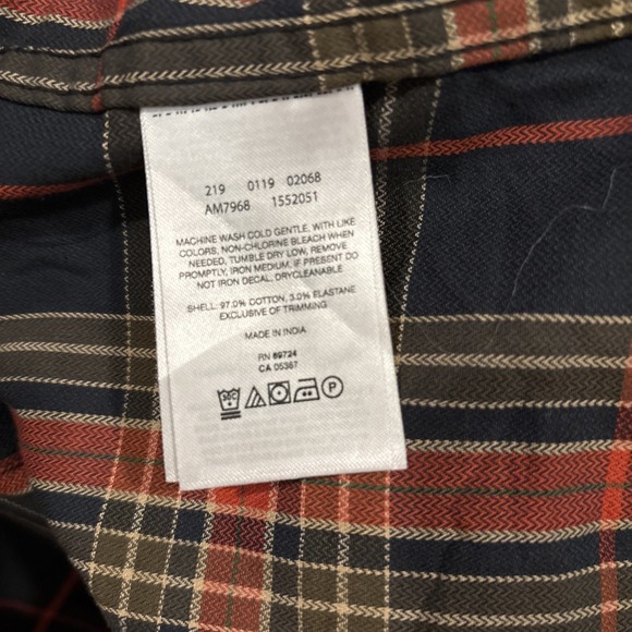 Columbia Men's Rapid Rivers II Long Sleeve Plaid Shirt Size XL - Picture 6 of 6